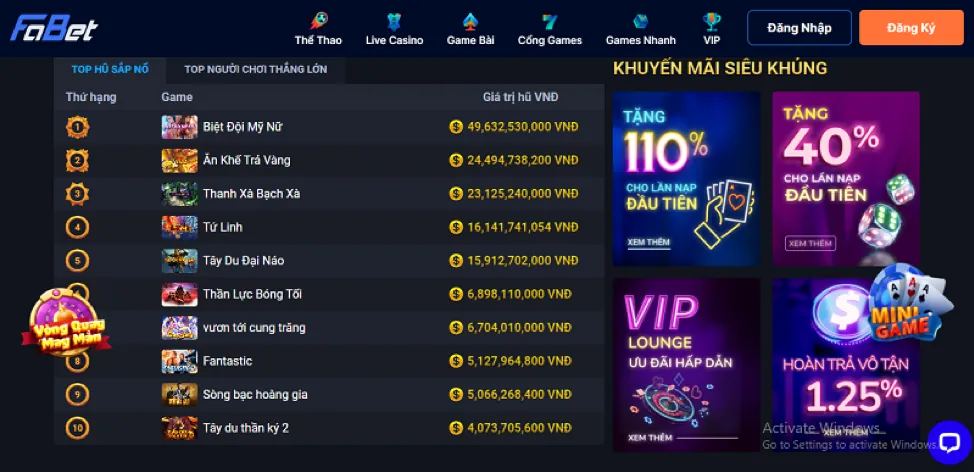 Sòng bạc trực tuyến 18bet